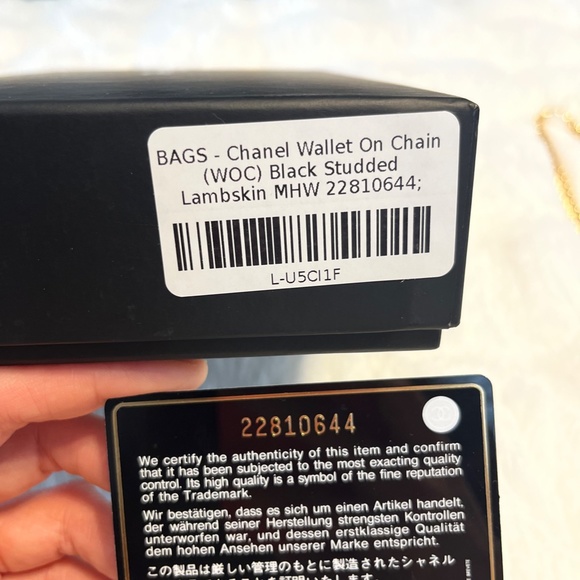 Chanel Wallet on Chain Studded - Picture 10 of 12